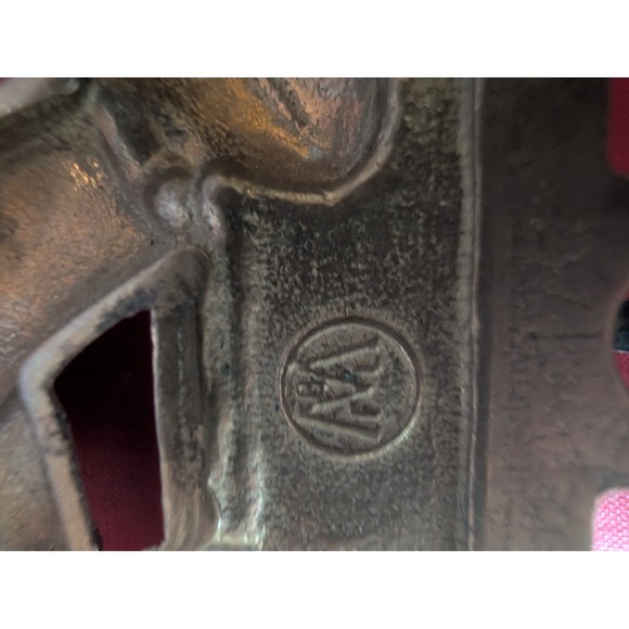 Vintage Walt Disney‎ Productions Mickey Mouse Wall Hook Holder Brass Metal Decor - Picture 4 of 4